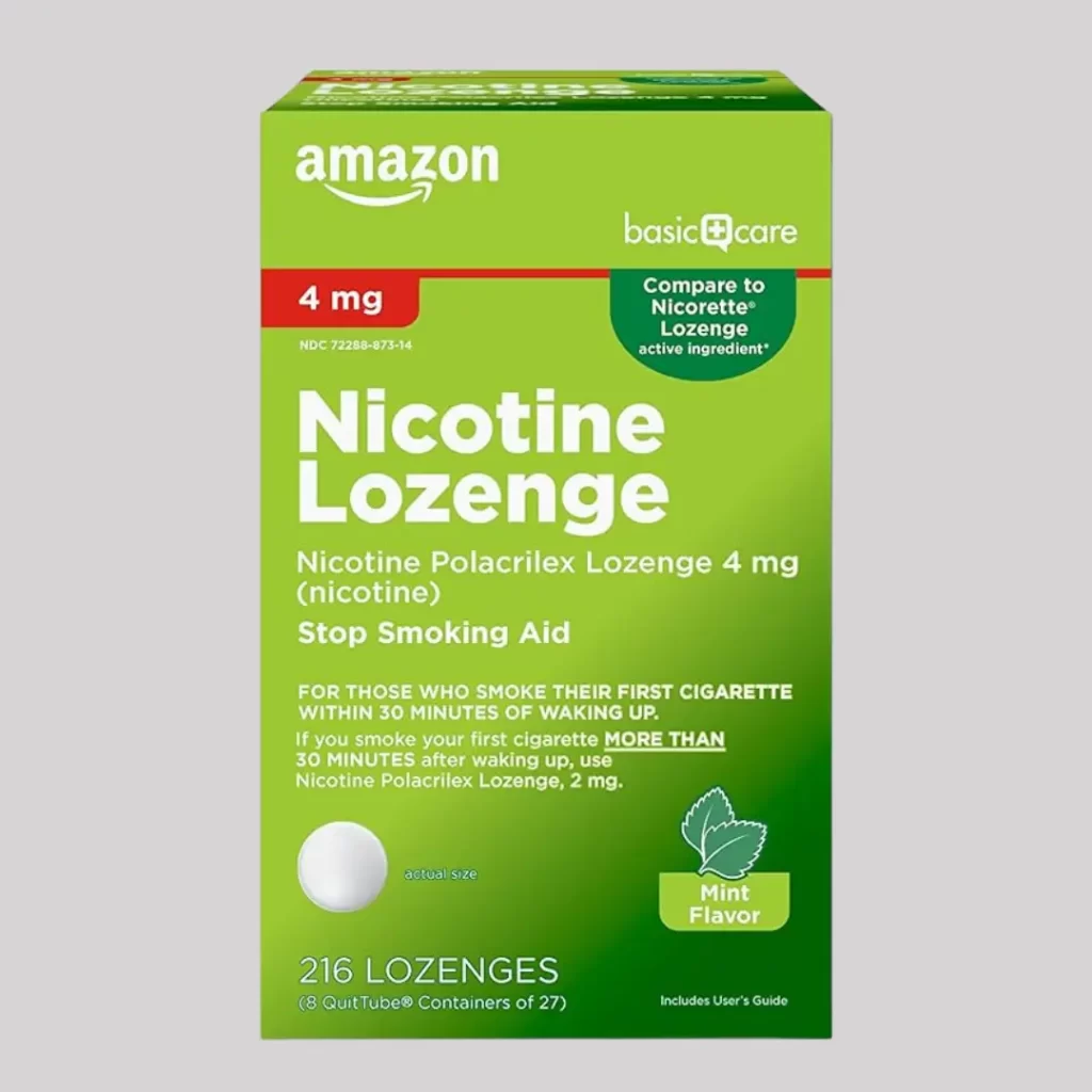 Amazon Basic Care Nicotine Polacrilex Lozenge